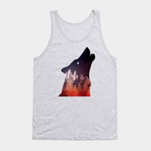 Wolf silhuette Tank Top